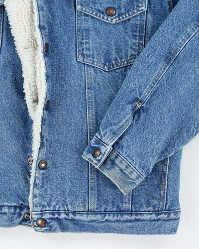 Vintage 90's Wrangler Heavyweight Lined Denim Jacket - M