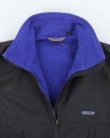 Vintage 90's Patagonia Fleece Lined Windbreaker Jacket - M