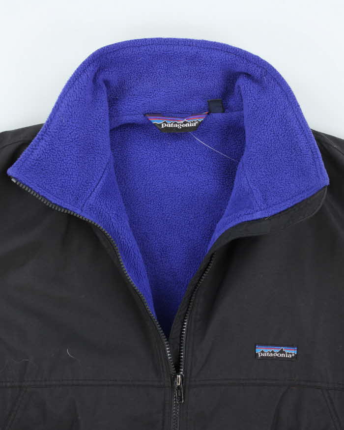 Vintage 90's Patagonia Fleece Lined Windbreaker Jacket - M