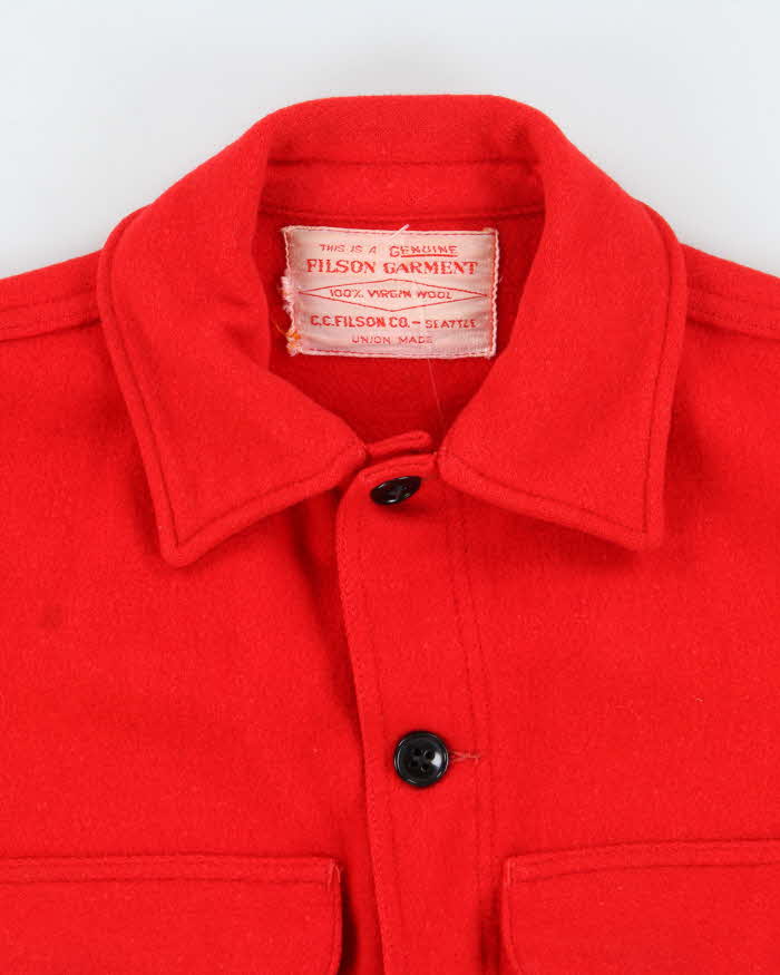 Vintage 70's Filson Wool Button Up Chore Jacket - L