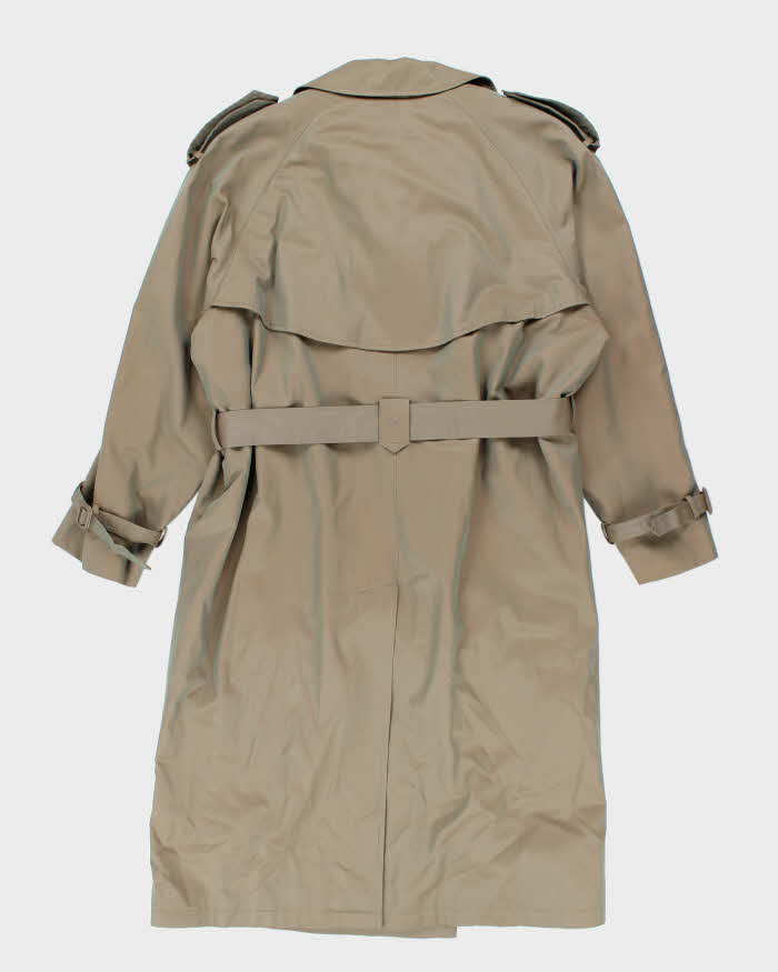 Vintage 80's Givenchy Heavyweight Long Belted Overcoat - M