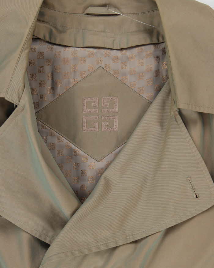 Vintage 80's Givenchy Heavyweight Long Belted Overcoat - M