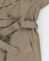 Vintage 80's Givenchy Heavyweight Long Belted Overcoat - M