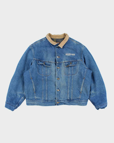 Vintage 90's Stormrider Mustang Oversized Heavyweight Denim Jacket - XXL