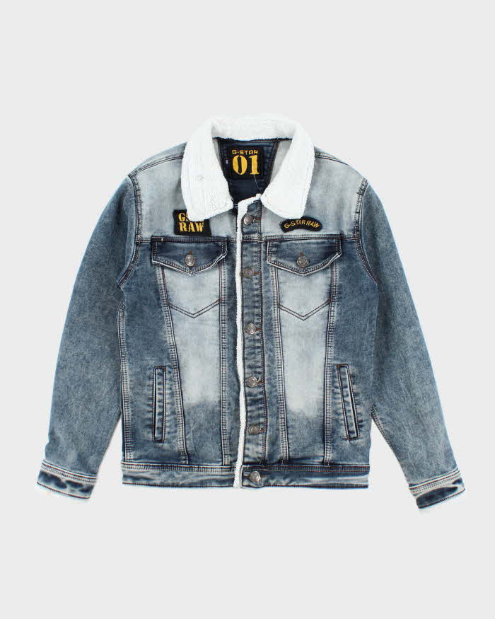 Vintage Y2K G-Star Raw Lined Denim Jacket - M