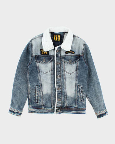 Vintage Y2K G-Star Raw Lined Denim Jacket - M