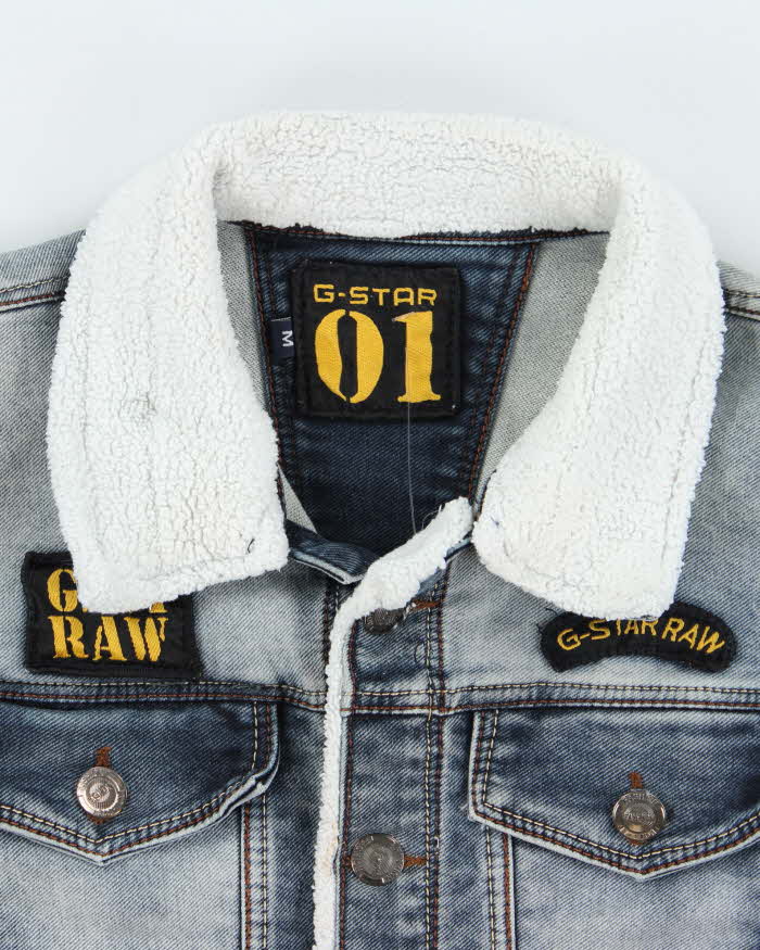 Vintage Y2K G-Star Raw Lined Denim Jacket - M