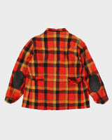 Vintage 70's Heavyweight Wool Zip Up Shacket - L