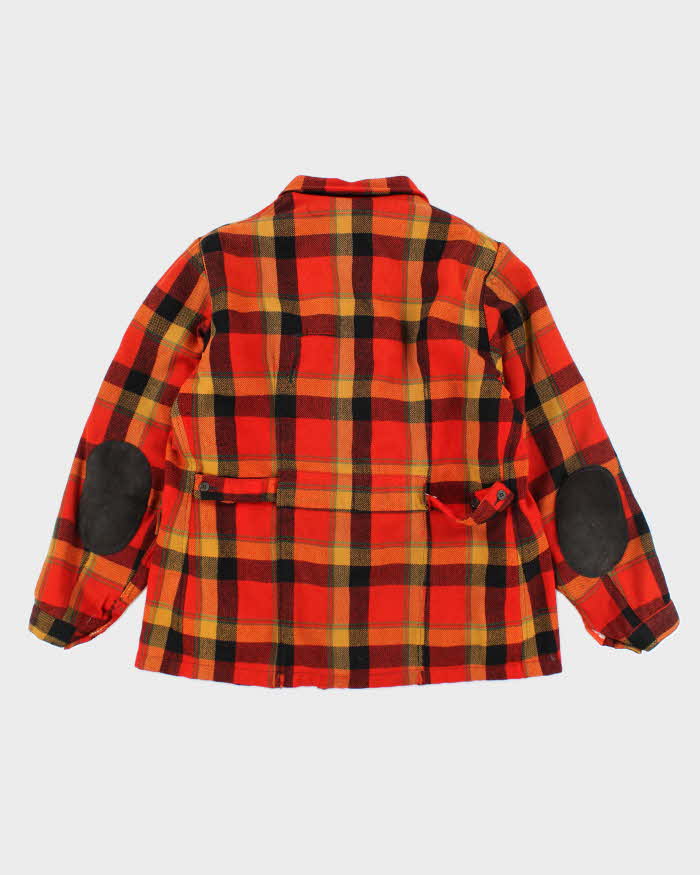 Vintage 70's Heavyweight Wool Zip Up Shacket - L