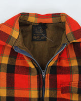 Vintage 70's Heavyweight Wool Zip Up Shacket - L