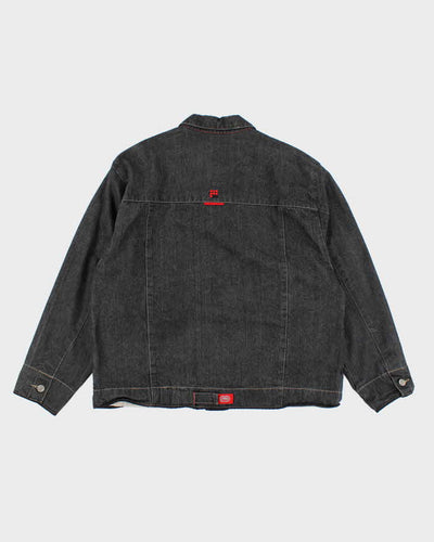 Vintage Y2K Ecko Oversized Dark Grey Wash Denim Jacket - XL