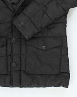 Vintage Barbour Insulated Faux Fur Hooded Bomber Jacket - XXL