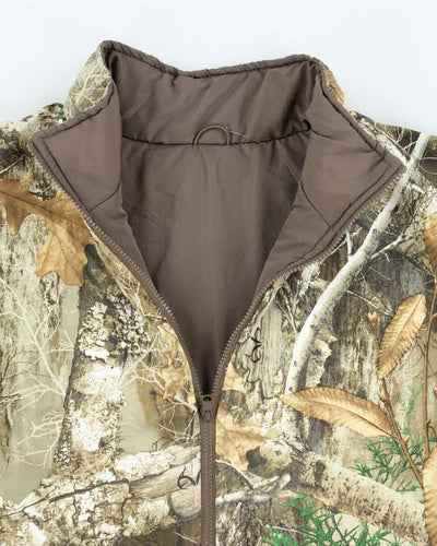 Vintage Y2K Real Tree Camouflage Reversible Insulated Jacket - XXXL