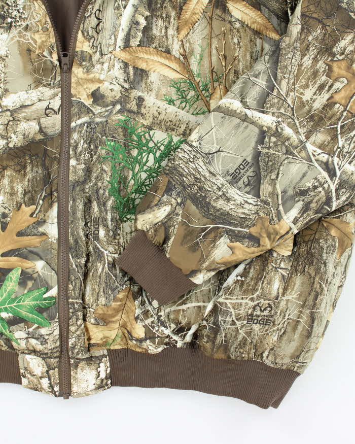 Vintage Y2K Real Tree Camouflage Reversible Insulated Jacket - XXXL