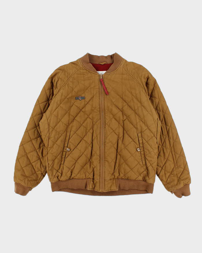 Vintage 90's Columbia Quilted Bomber Jacket - L