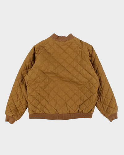 Vintage 90's Columbia Quilted Bomber Jacket - L