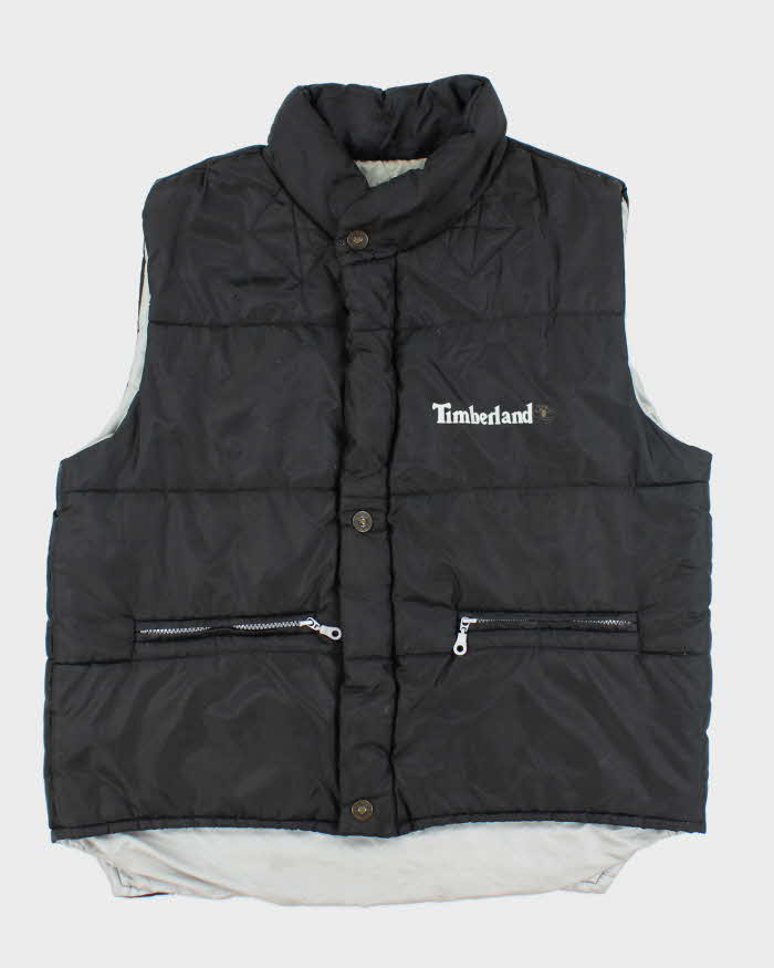Vintage 90's Timberland Weather Gear Quilted Gilet - L
