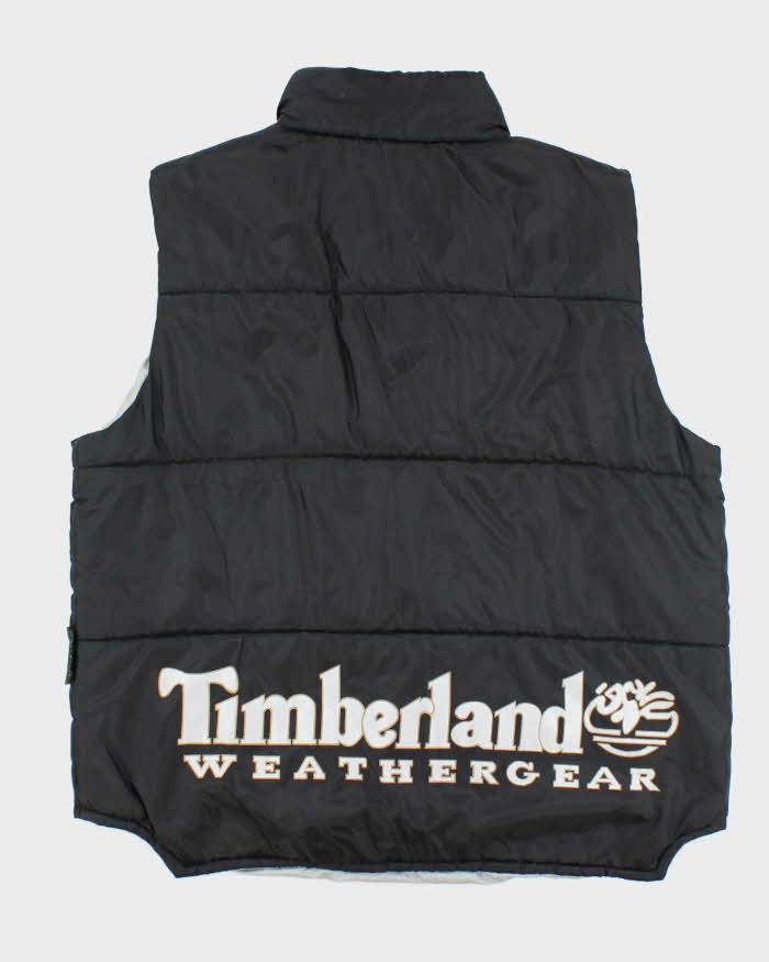 Vintage 90's Timberland Weather Gear Quilted Gilet - L