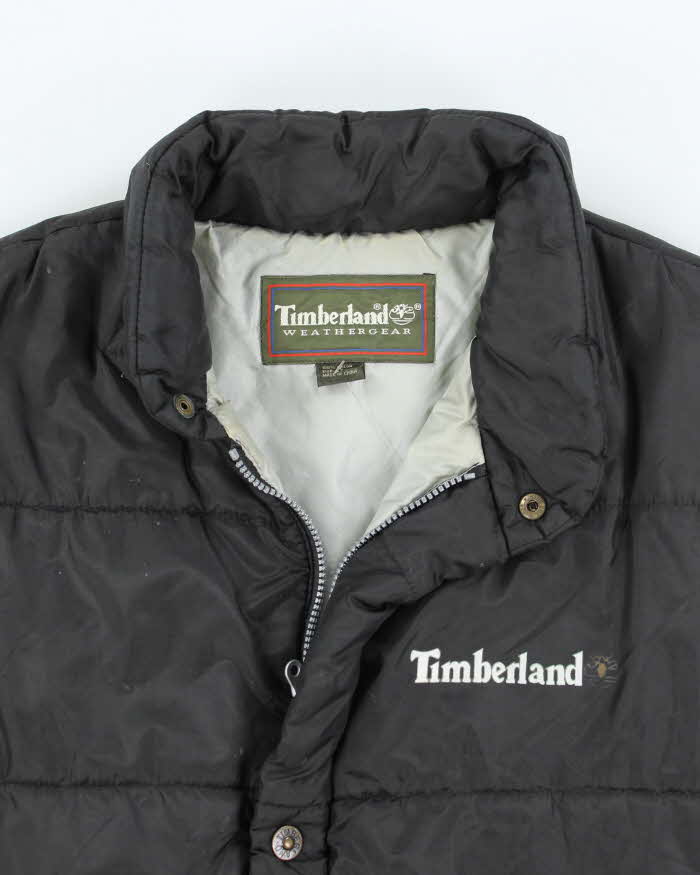 Vintage 90's Timberland Weather Gear Quilted Gilet - L