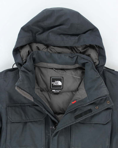 Vintage 90's The North Face Quilted Multi Pocket Jacket - XL