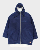 Vintage 90's Nike Oversized Heavyweight Hooded Jacket - XL