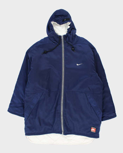 Vintage 90's Nike Oversized Heavyweight Hooded Jacket - XL