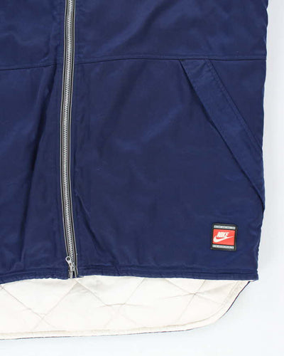 Vintage 90's Nike Oversized Heavyweight Hooded Jacket - XL