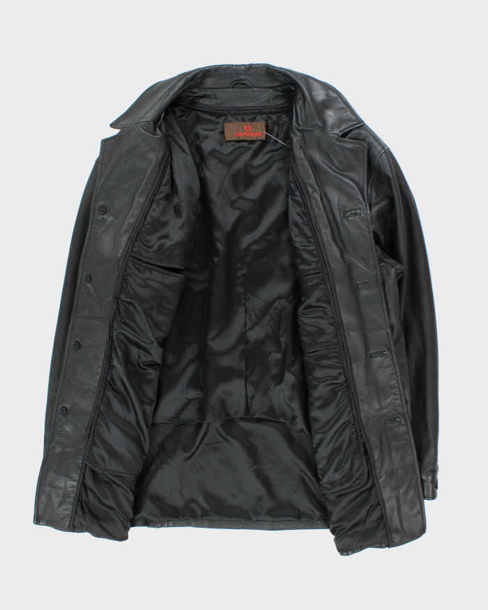 Vintage 90's Danier Heavyweight Button Up Leather Jacket - XXL