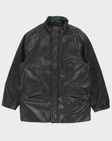 Vintage 90's Danier Heavyweight Zip Up Leather Jacket - XL