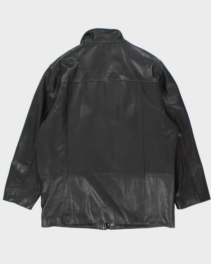 Vintage 90's Danier Heavyweight Zip Up Leather Jacket - XL