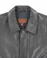 Vintage 90's Danier Heavyweight Snap Button Leather Jacket - L