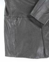 Vintage 90's Danier Heavyweight Snap Button Leather Jacket - L