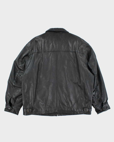 Vintage 2000's GAP Heavyweight Zip Up Leather Jacket - XXL