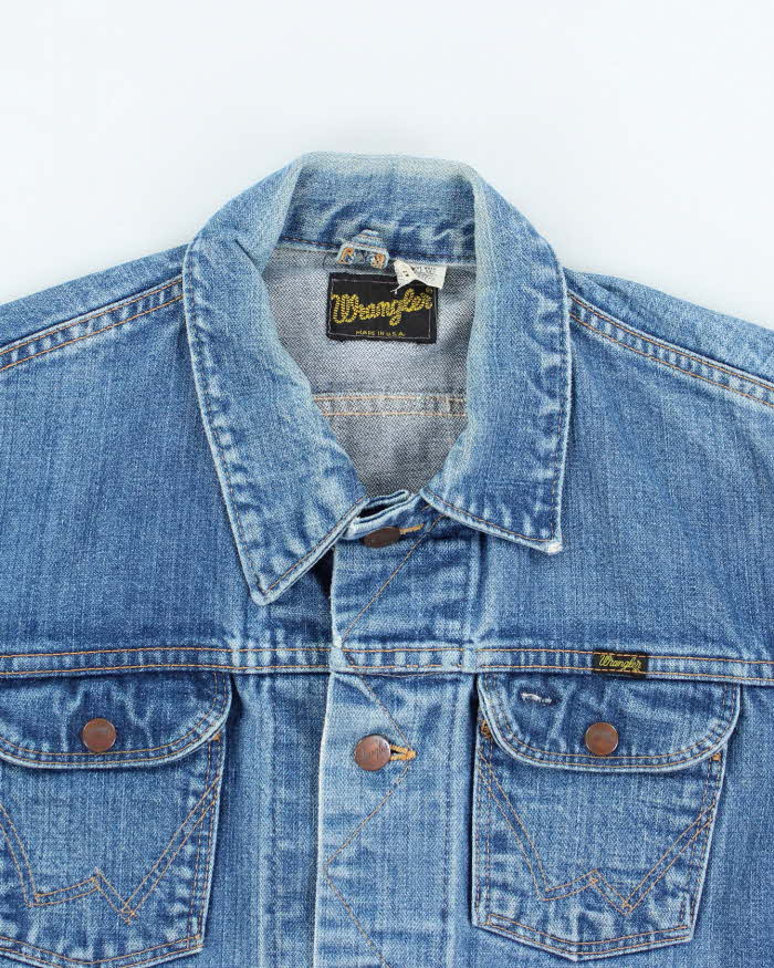 Vintage 80's Lee Medium Wash Denim Jacket - M