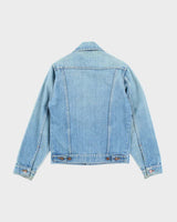 Vintage 70's Roebucks Light Wash Button Up Denim Jacket - S