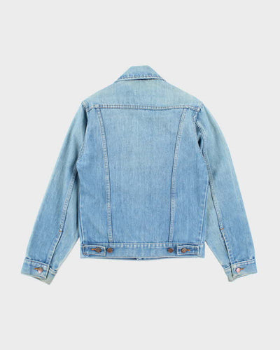 Vintage 70's Roebucks Light Wash Button Up Denim Jacket - S