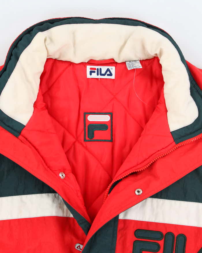 Vintage 90's Fila Heavyweight Insulated Puffer Jacket - XL