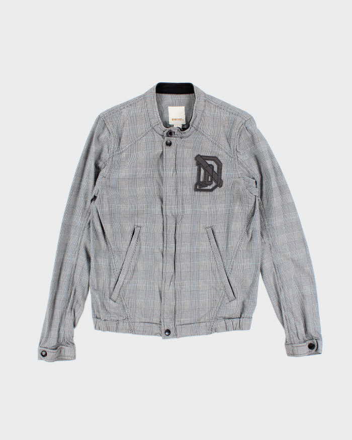 Vintage Y2K Diesel Patterned Slim Fit Jacket - M