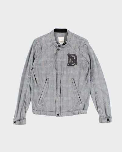 Vintage Y2K Diesel Patterned Slim Fit Jacket - M