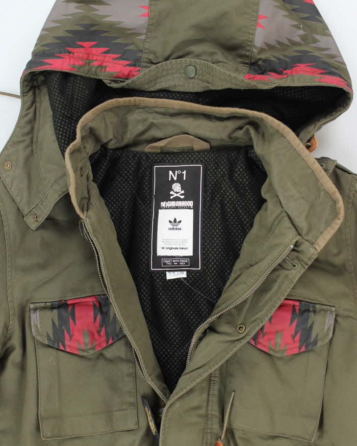 Vintage Adidas x Neighbourhood Heavyweight Military Style Parka - M