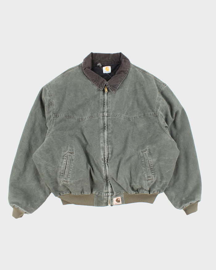 Vintage 90's Carhartt Heavyweight Zip Up Workwear Jacket - XL