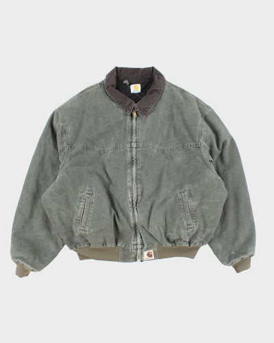 Vintage 90's Carhartt Heavyweight Zip Up Workwear Jacket - XL