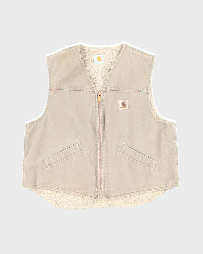 Vintage 90's Carhartt Insulated Workwear Gilet - XL