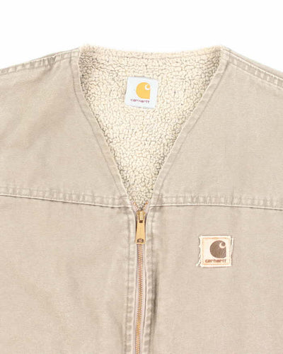 Vintage 90's Carhartt Insulated Workwear Gilet - XL