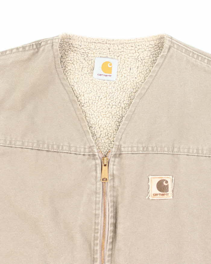 Vintage 90's Carhartt Insulated Workwear Gilet - XL