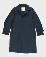 Vintage 90's London Fog Navy Heavyweight Overcoat - L