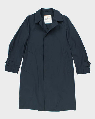 Vintage 90's London Fog Navy Heavyweight Overcoat - L