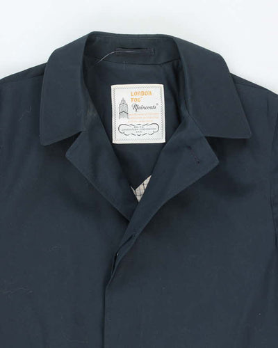 Vintage 90's London Fog Navy Heavyweight Overcoat - L