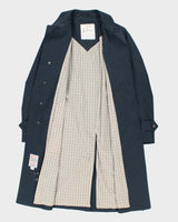Vintage 90's London Fog Navy Heavyweight Overcoat - L