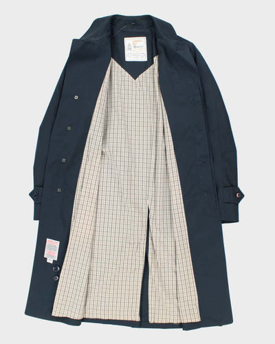 Vintage 90's London Fog Navy Heavyweight Overcoat - L
